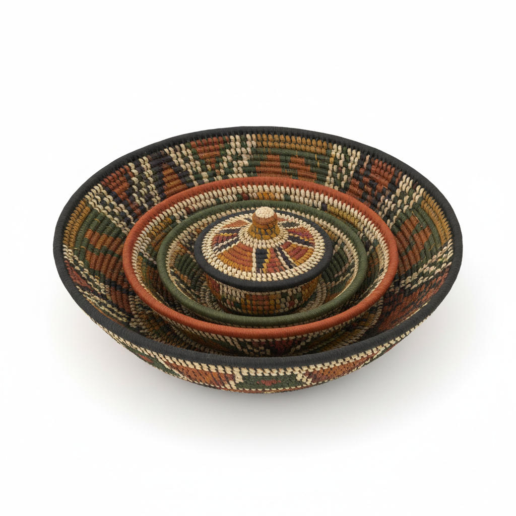 African Nesting Basket Set