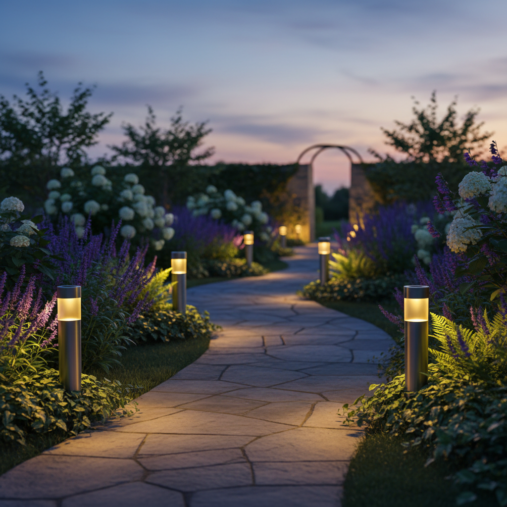 Solar-Powered Pathway Lights