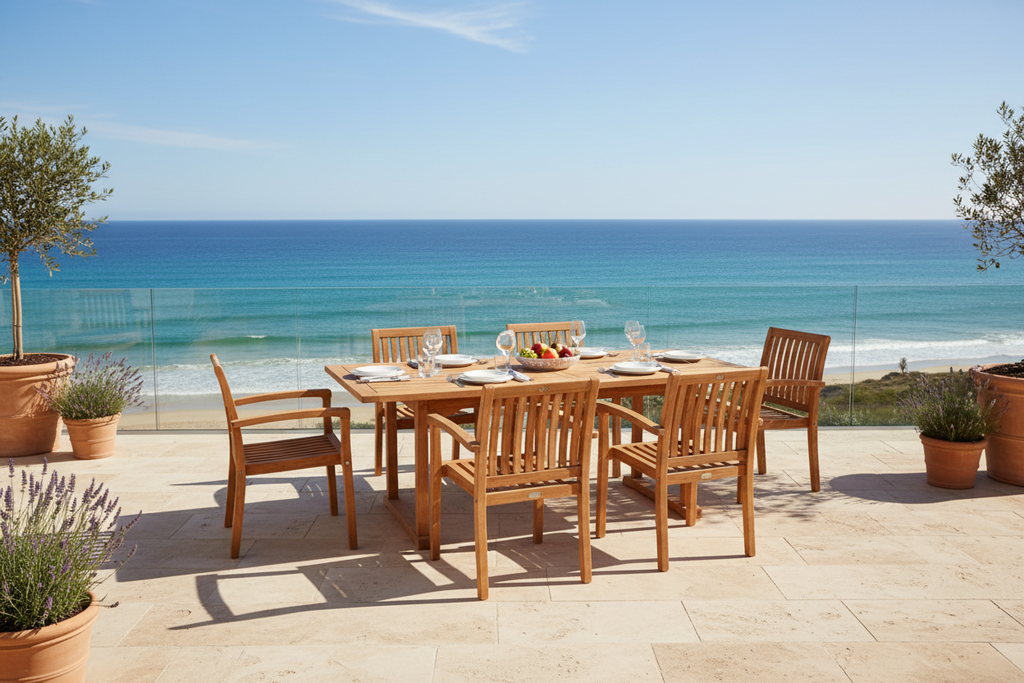 Teak Wood Outdoor Dining Table
